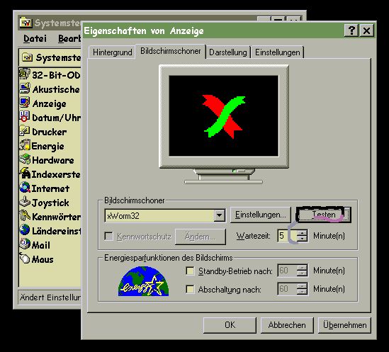 xWorm-Bildschirschoner – Softwareentwicklung – coon software design
