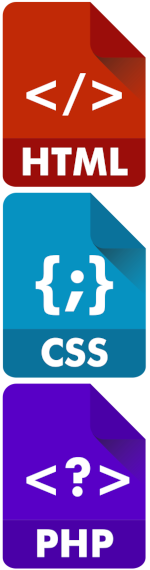 HTML, CSS, PHP